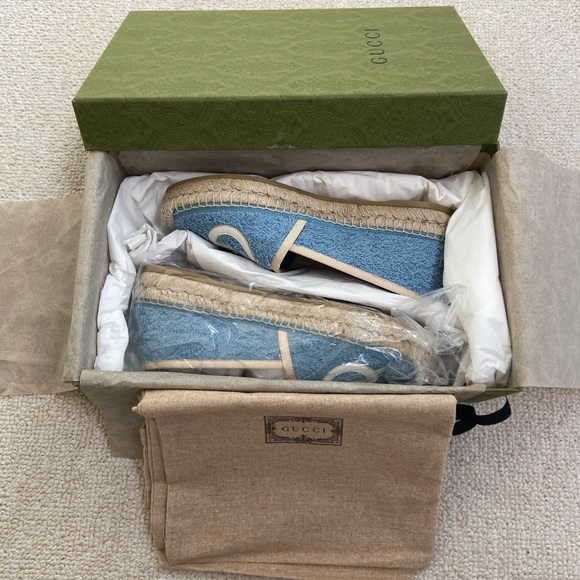 Gucci Terry Cloth Interlocking G Espadrilles - Picture 4 of 4